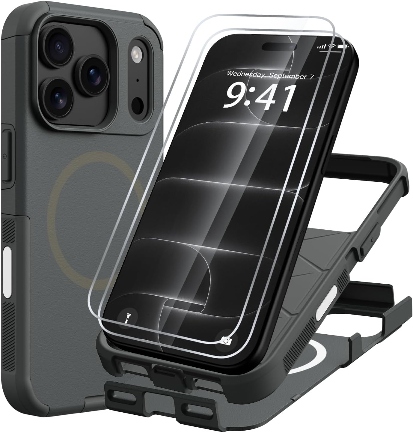 Detalle de Diverbox 2IN1-XM Magnetic iPhone Case for 17 Pro and 18 Pro, MagSafe