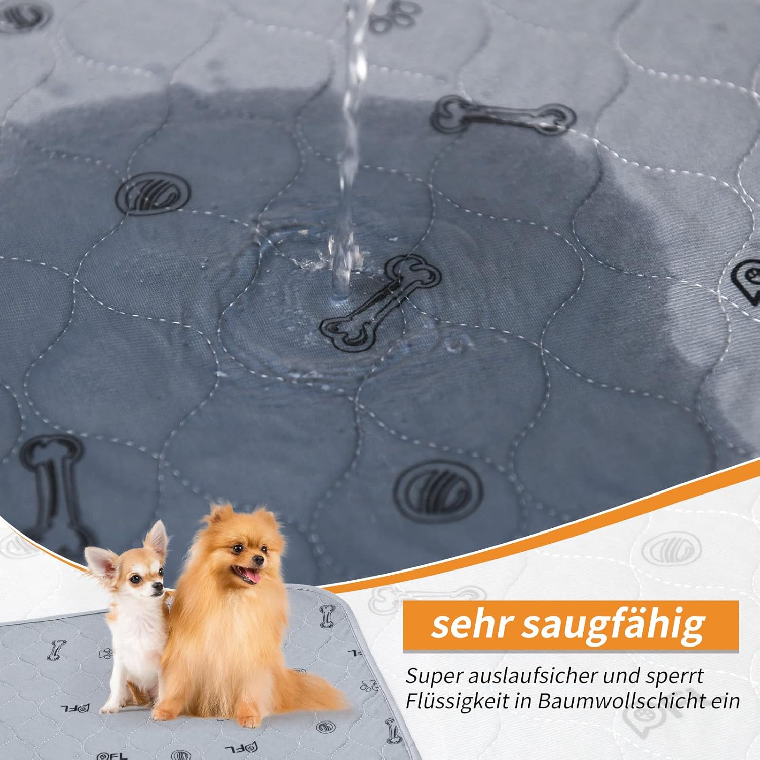Thumbnail 1 de PIPI-Matten für Hunde 182x182 cm wasserdicht