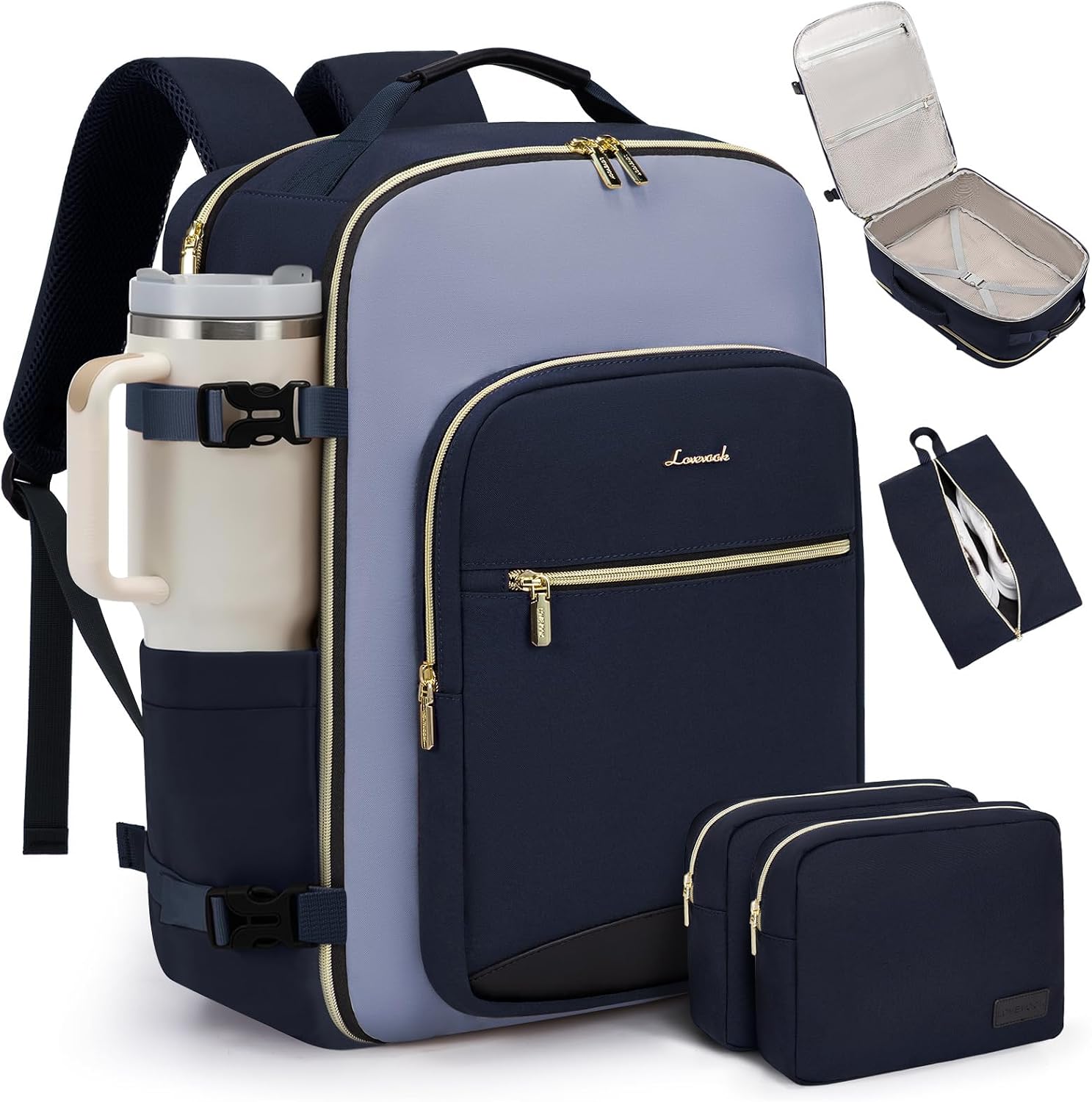 Detalle de LOVEVOOK 40L Travel Backpack