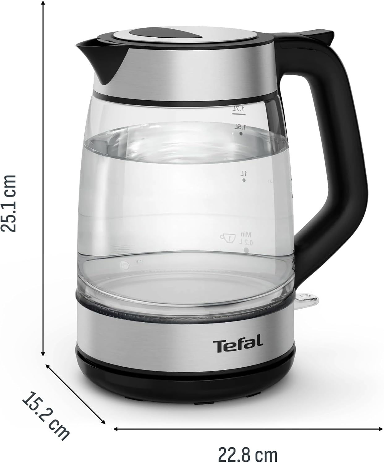 Thumbnail 6 de Tefal KI6A58E Express Glass waterkoker van glas, 1,7 liter, 2200 W
