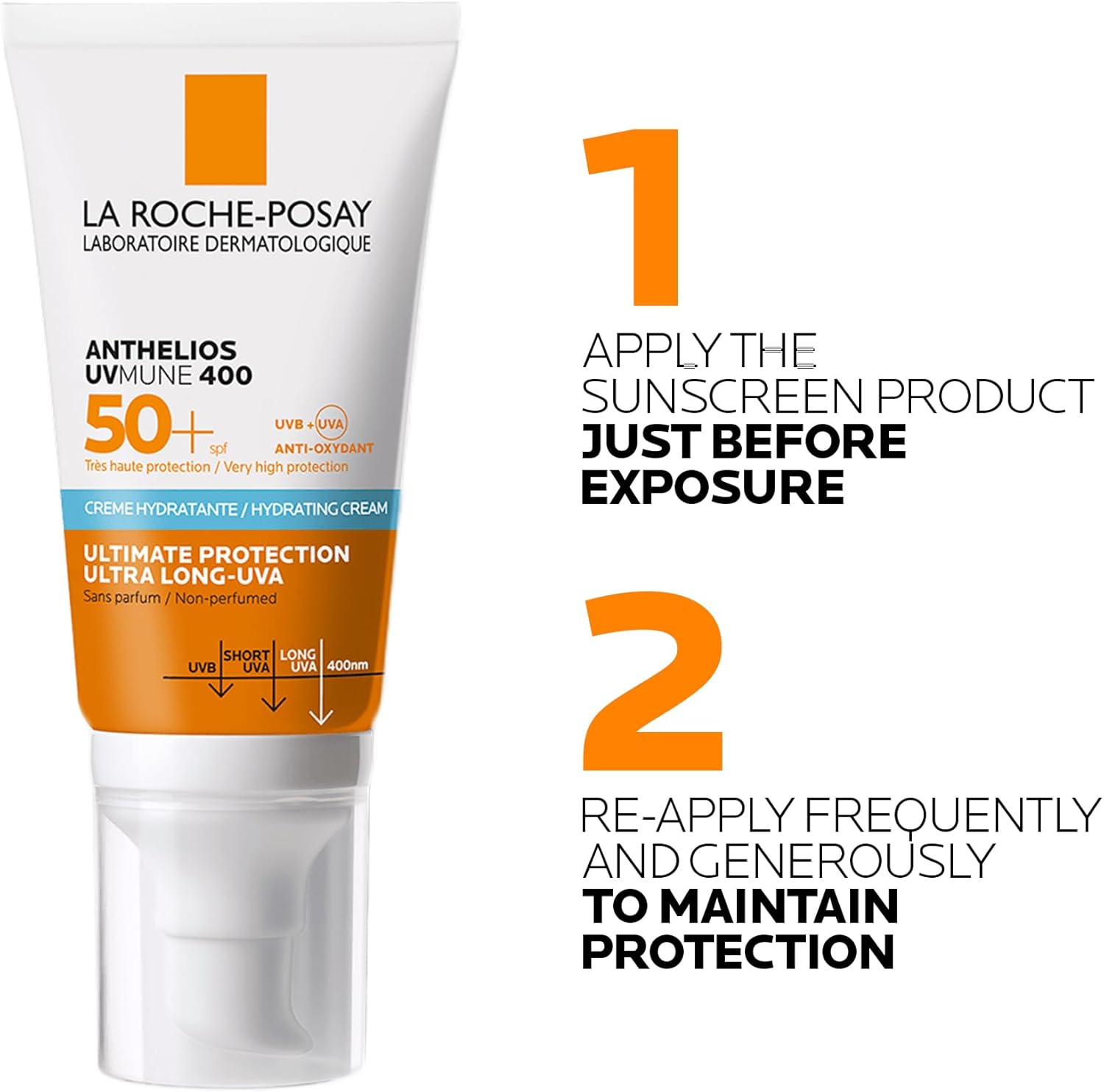 Thumbnail 6 de La Roche-Posay Anthelios UVMune 400 Hydrating Cream SPF50+ for Dry Sensitive Skin