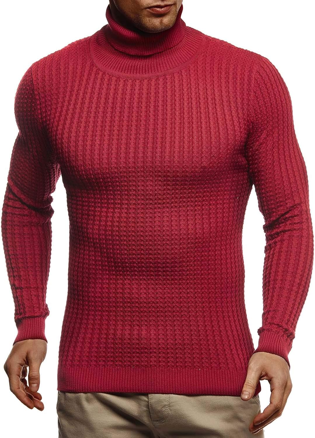 Detalle 2 de Leif Nelson LN2115 Pull tricot chaud homme