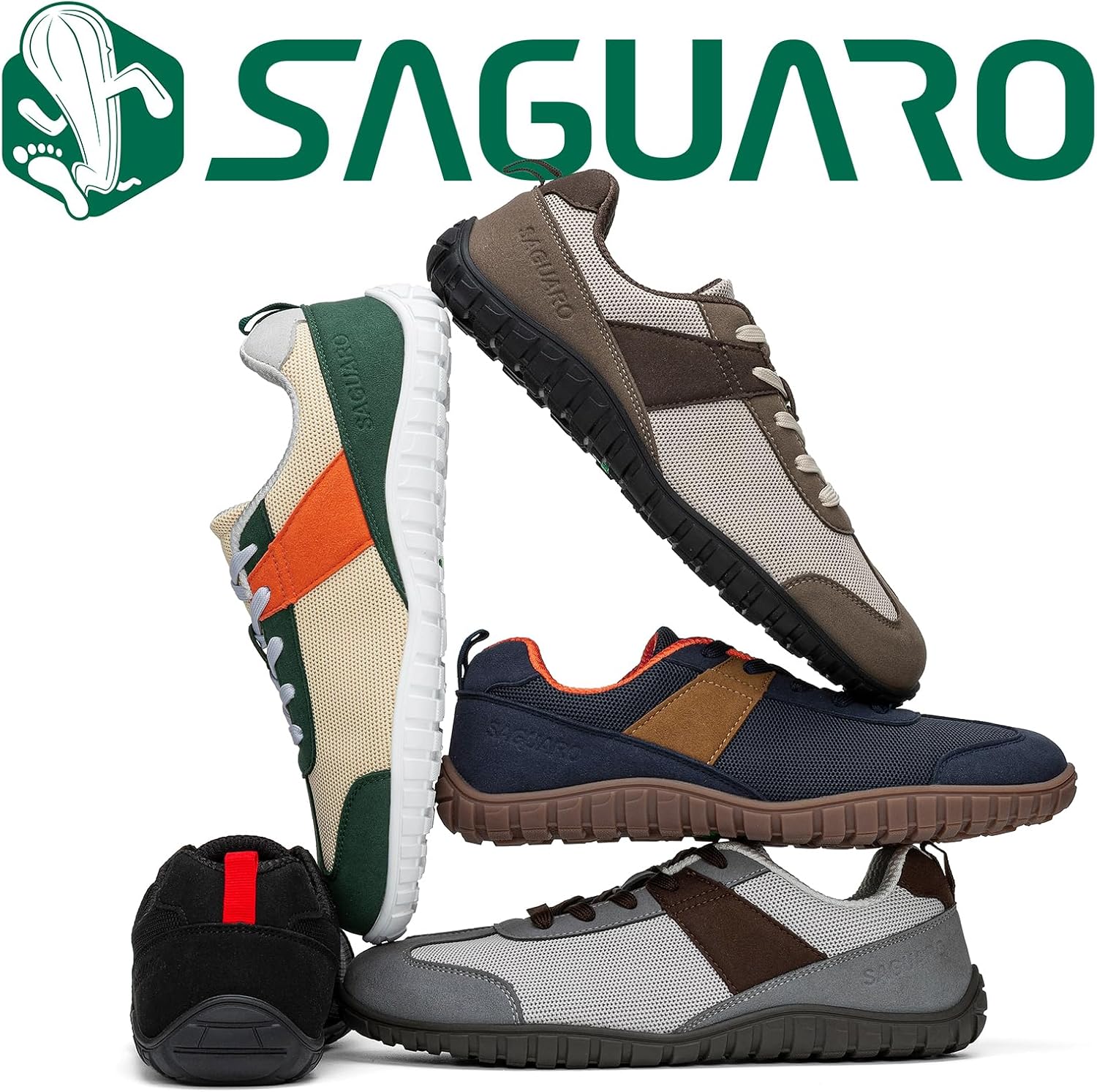 Thumbnail 1 de SAGUARO Chaussures Minimaliste Barefoot pour Homme – Bout Large et zéro drop