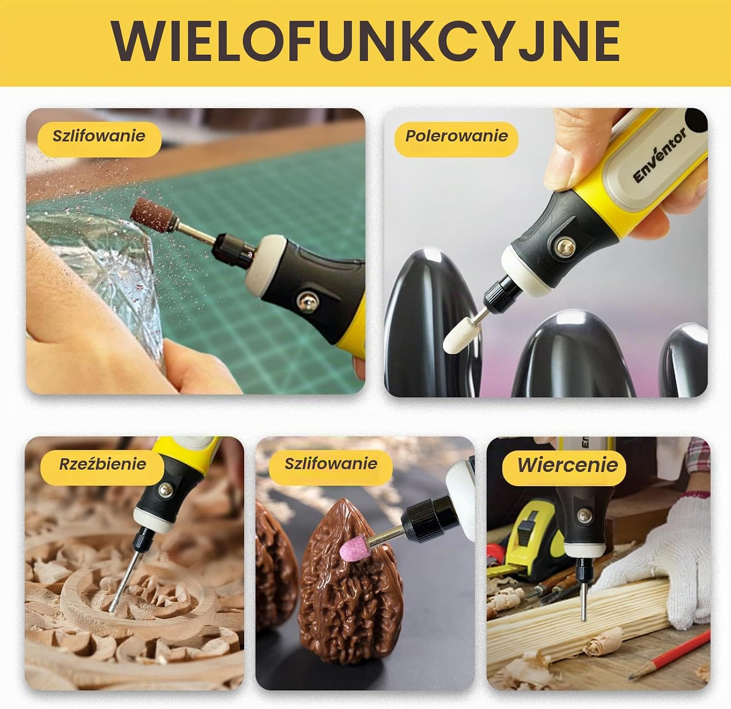 Thumbnail 6 de Enventor 94703 – bezprzewodowe narzędzie obrotowe 4 V, 5000–16000 obr./min