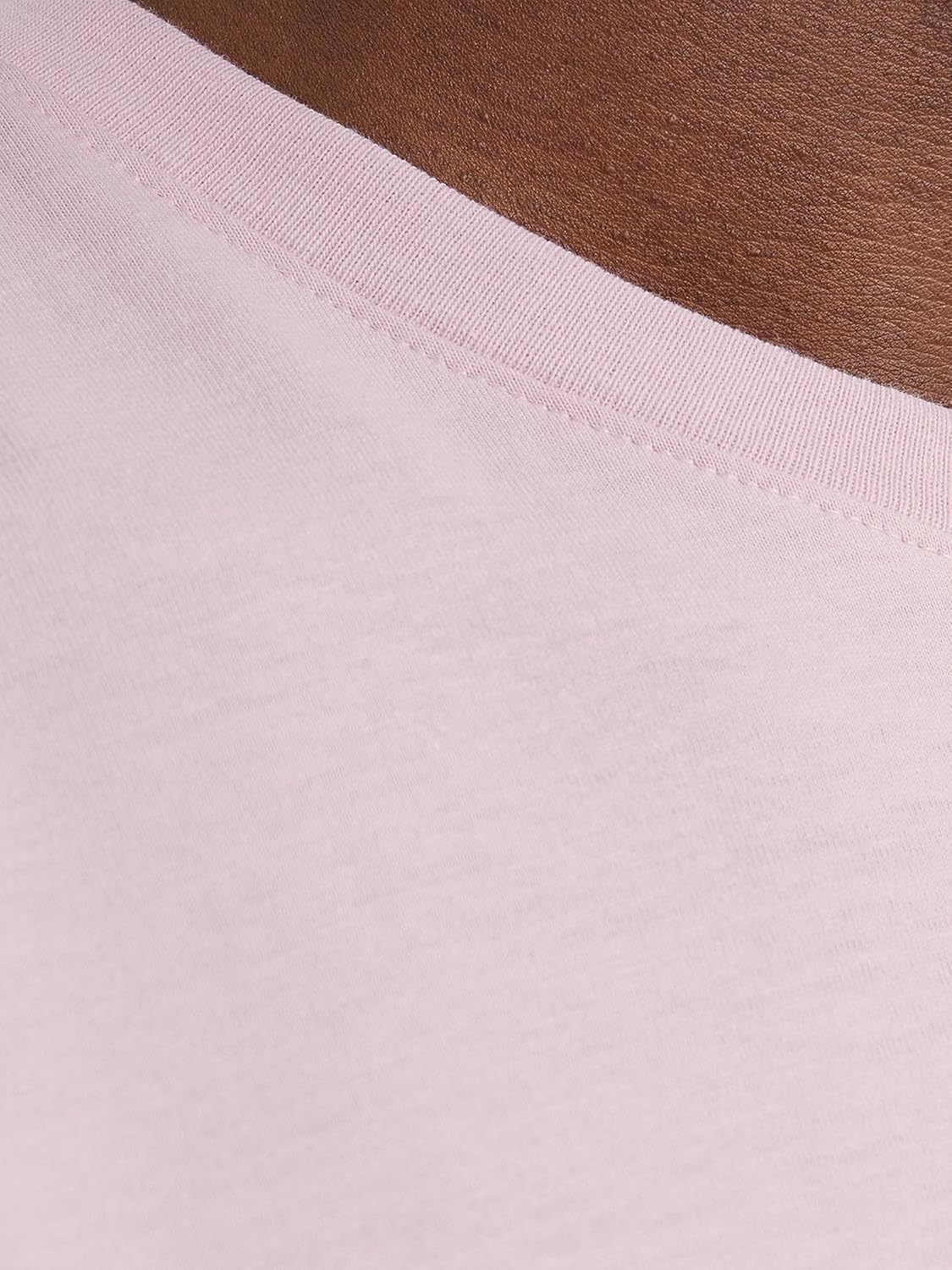 Detalle de JACK & JONES Herren Jjeorganic Basic Tee Ss O-Neck Noos T-Shirt (1er Pack) – Basic Baumwollshirt