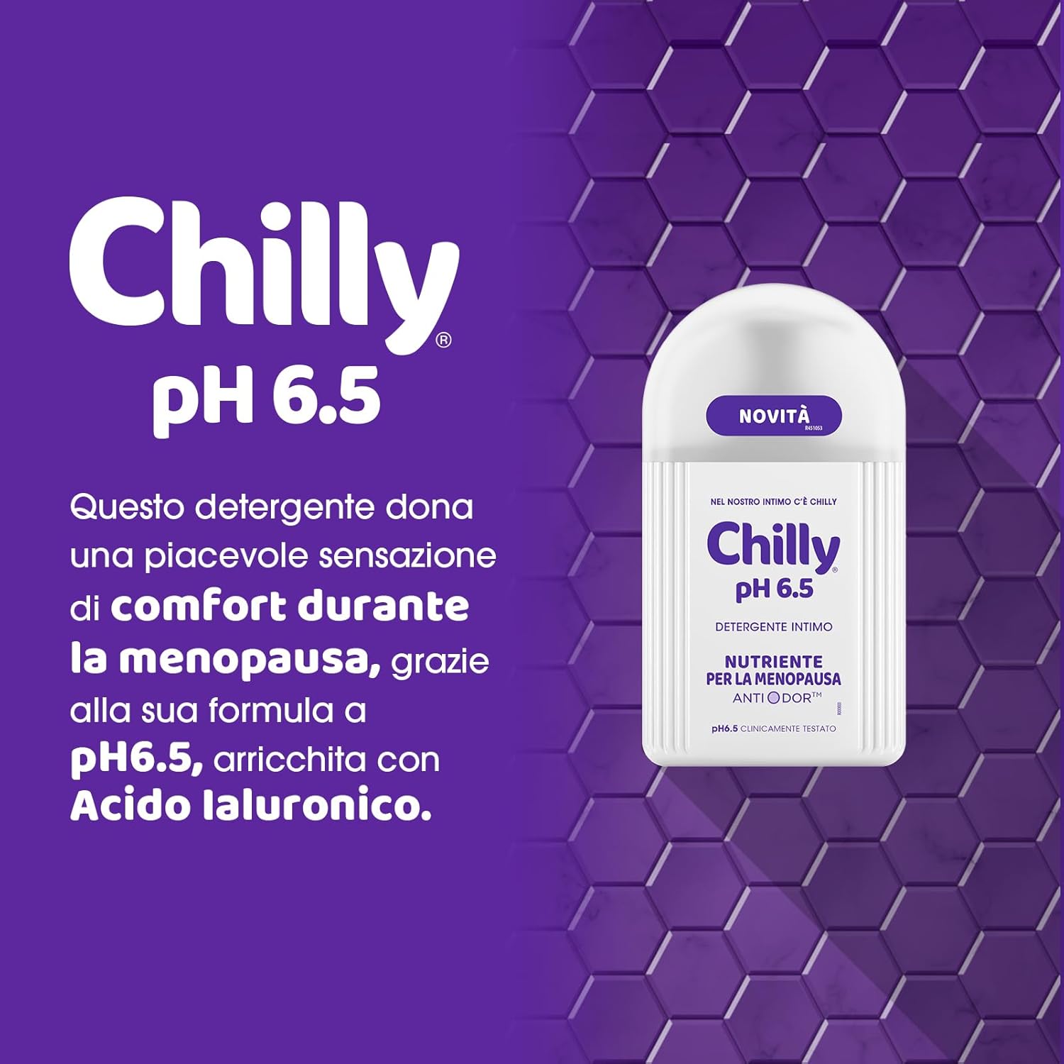 Thumbnail 1 de Chilly Detergente intimo pH 6,5 4x300 ml