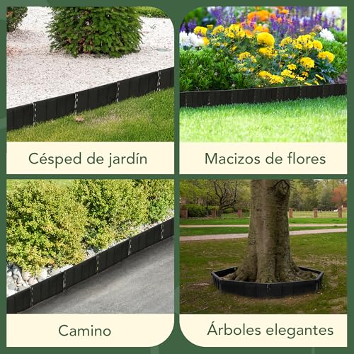 Thumbnail 8 de GARDENIX Borde de césped fácil de instalar 10,3 m
