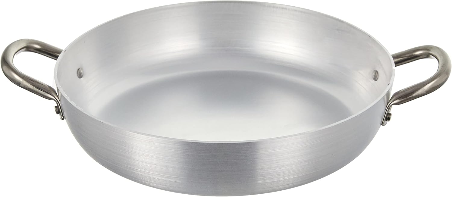 Detalle 2 de Baldassare Agnelli Alluminio 2mm – patelnia aluminiowa 34 cm, 2 uchwyty