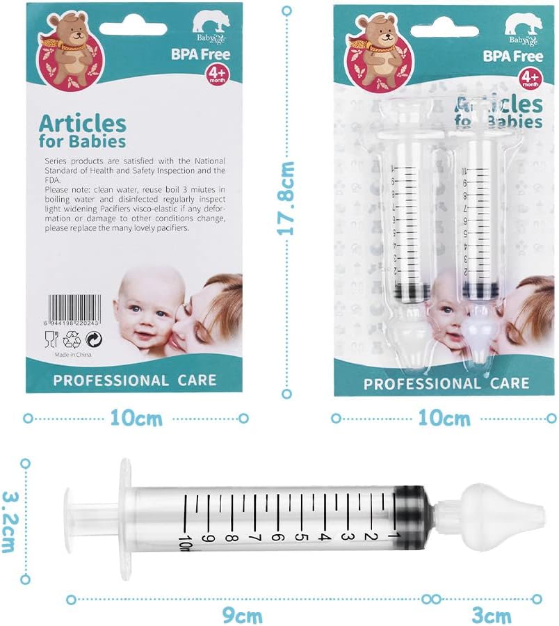 Thumbnail 1 de Vicloon Nasal Aspirator 4 pack for babies