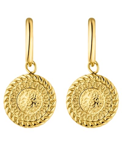 Detalle de Purelei Waina Ohrringe (Gold) – Damenohrringe aus Edelstahl, wasserfest