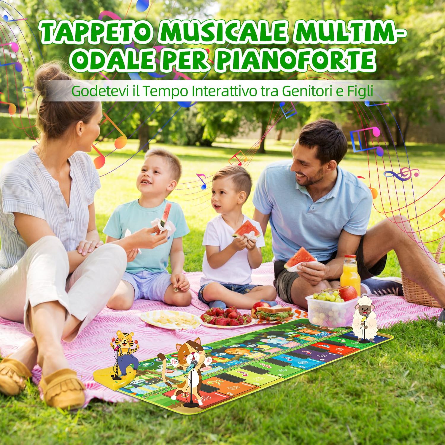 Thumbnail 5 de Carehabi Tappeto gioco musicale per bambini 1 anno 🎹