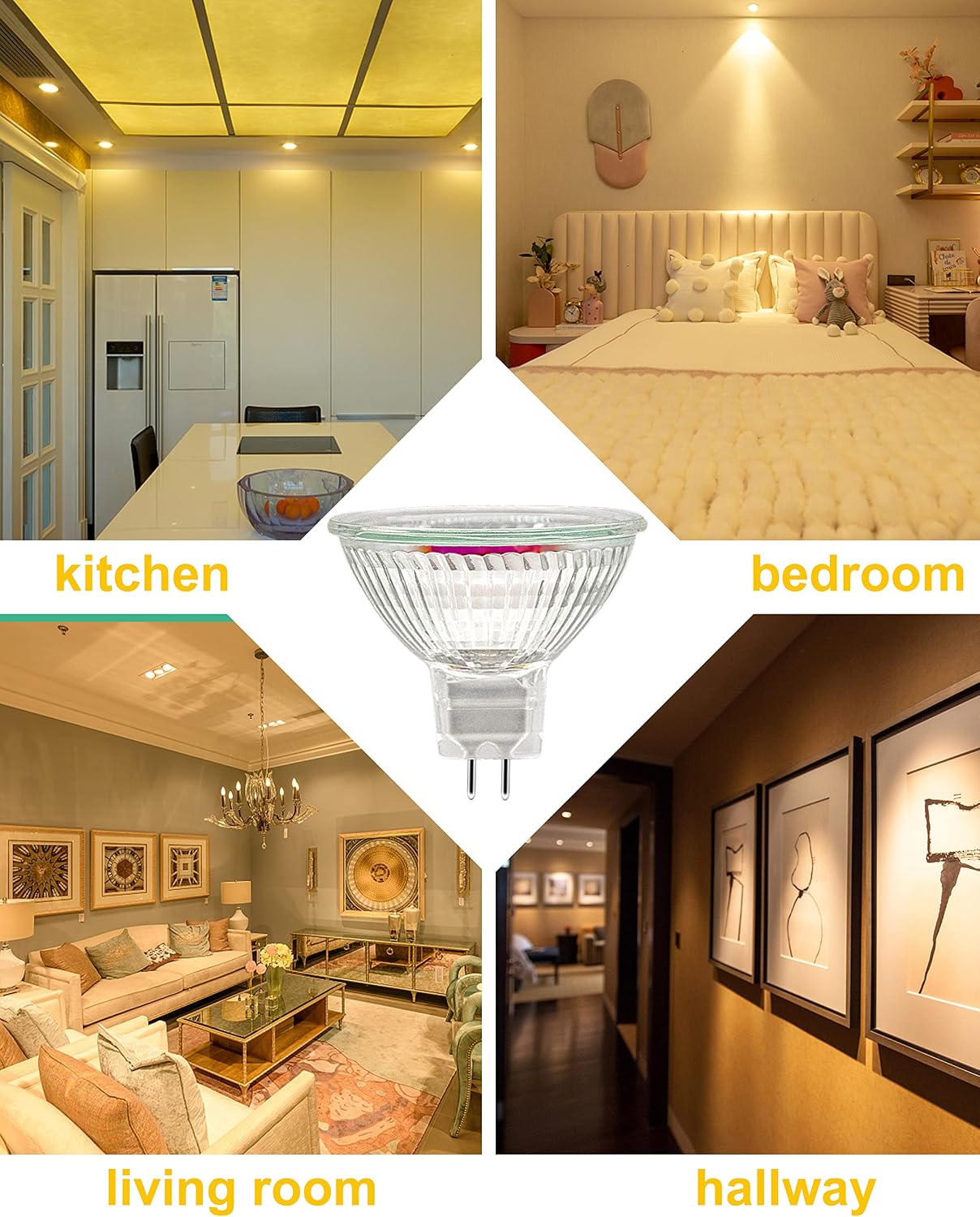 Thumbnail 4 de Simusi MR16 50W 12V GU5.3 dimmable spotlight bulbs