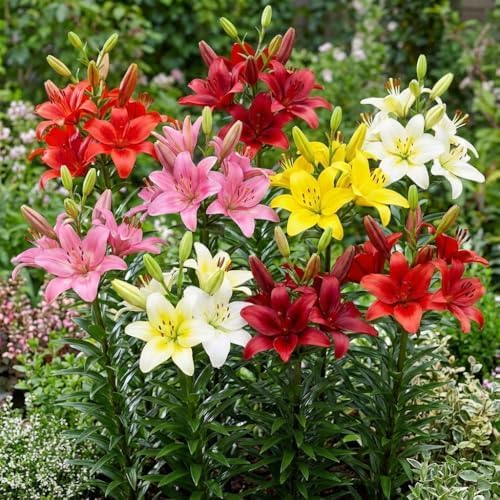Detalle 2 de DUTCH BULBS EXCLUSIVE PLANTS FROM HOLLAND 8720364056223 leliebollen Matrix-collectie, 15 bollen in 5 kleuren