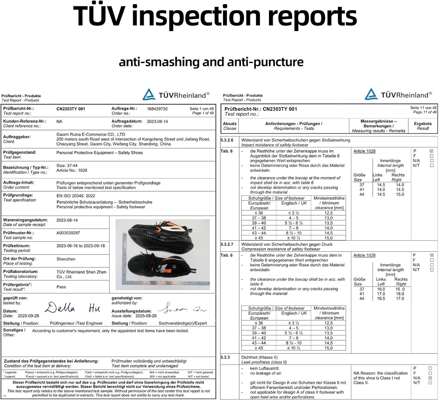 Thumbnail 4 de Annvia Steel Toe Cap Trainers: Lightweight, Durable Safety Footwear