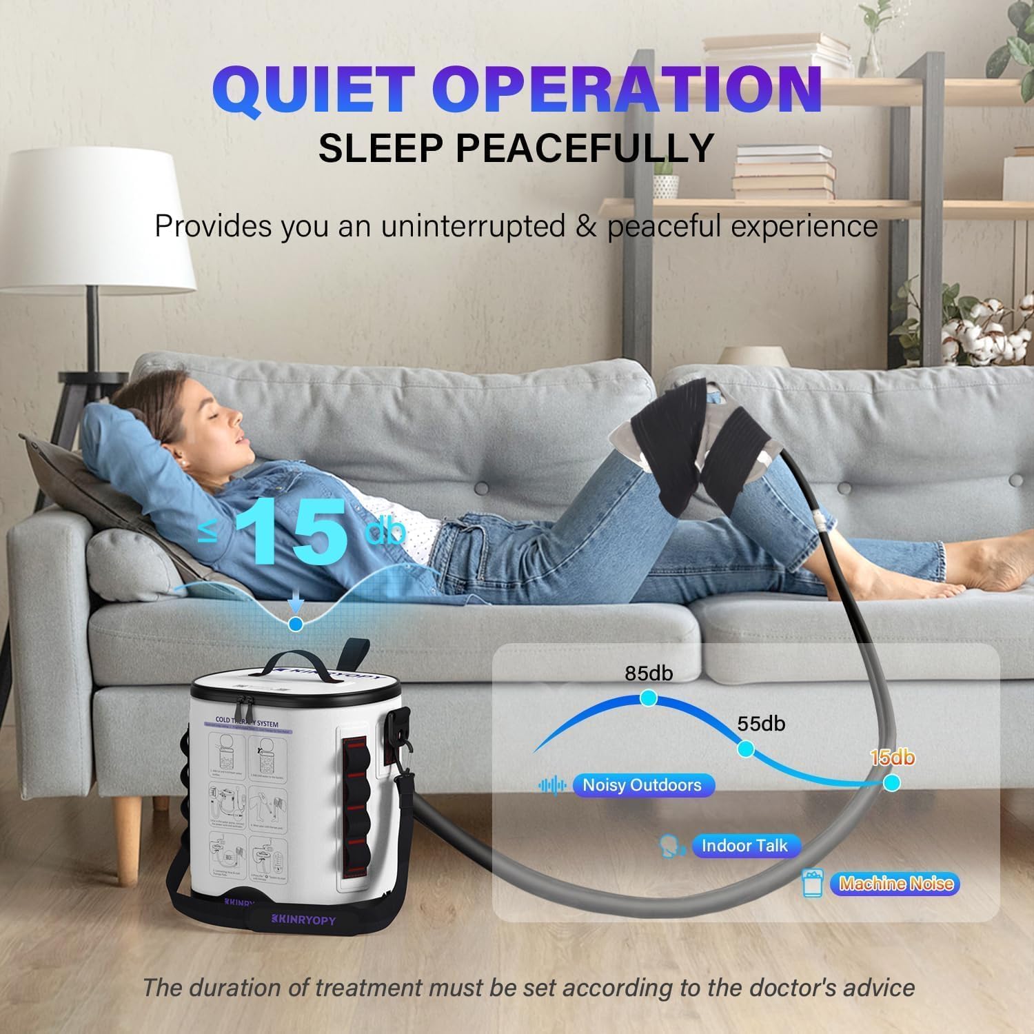 Thumbnail 5 de KINRYOPY Cold Therapy Machine with 15-quart bucket
