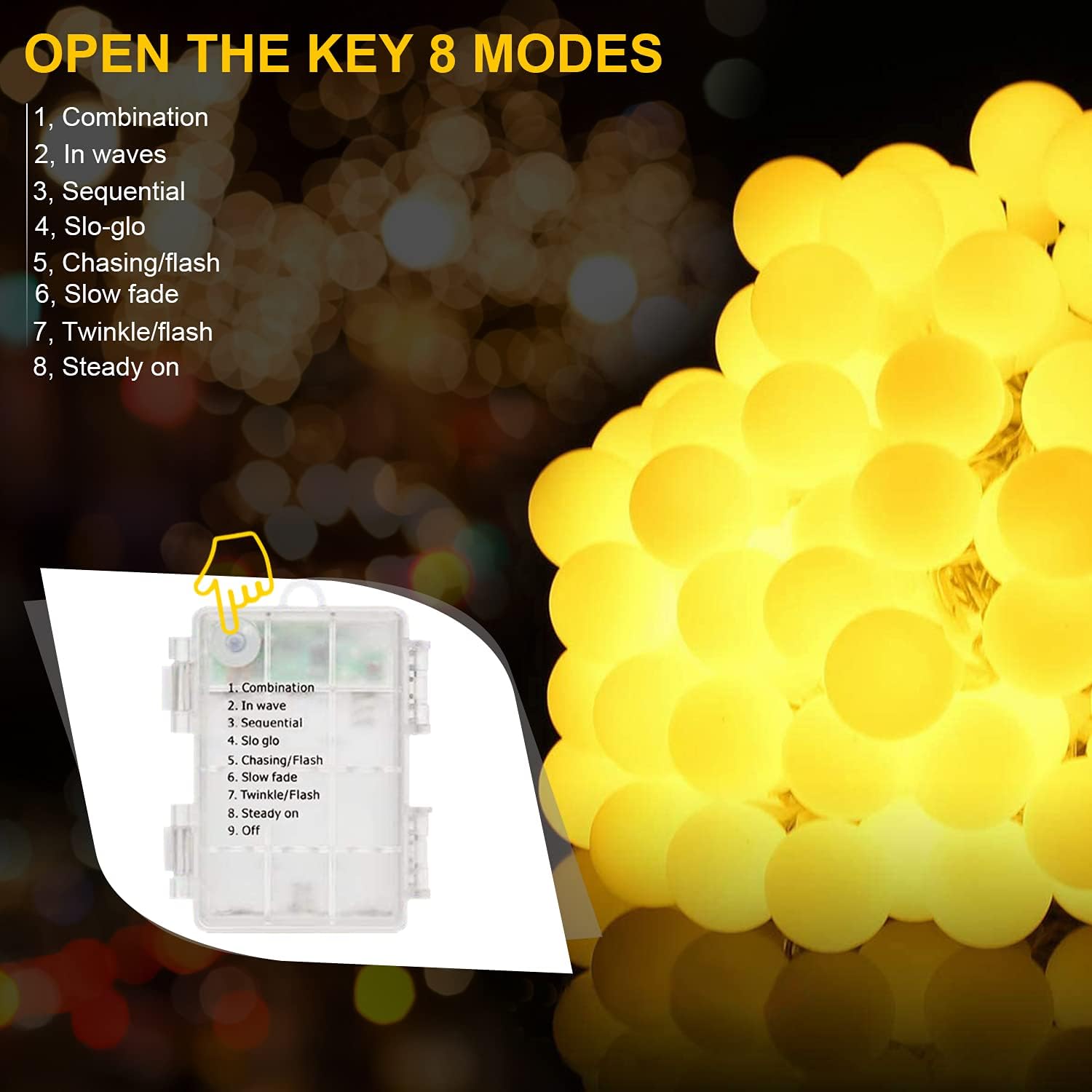 Thumbnail 6 de Liyade lichtsnoer voor buiten, 100 warmwitte leds, 10,5 m, IP65