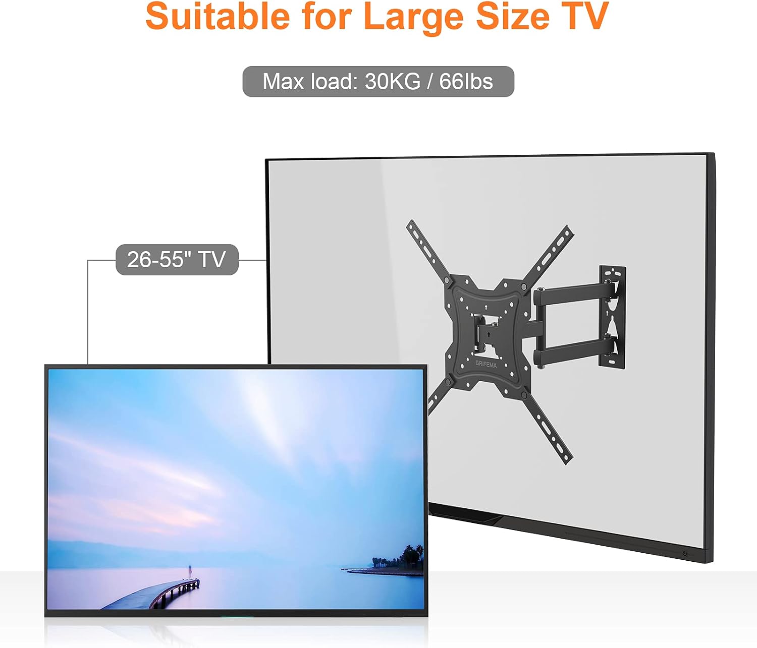 Thumbnail 4 de GRIFEMA GB1004 TV Wall Bracket 26-55 inch