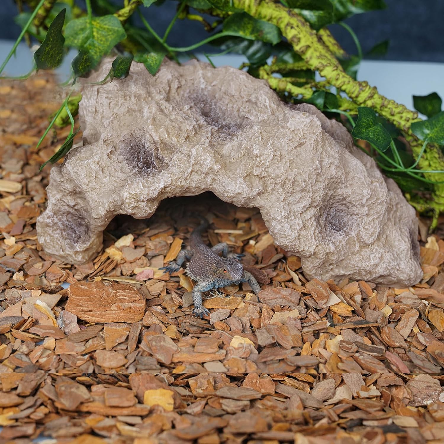 Thumbnail 6 de Reptile Rock Cave Hideout for Small Lizards, Snakes & Amphibians