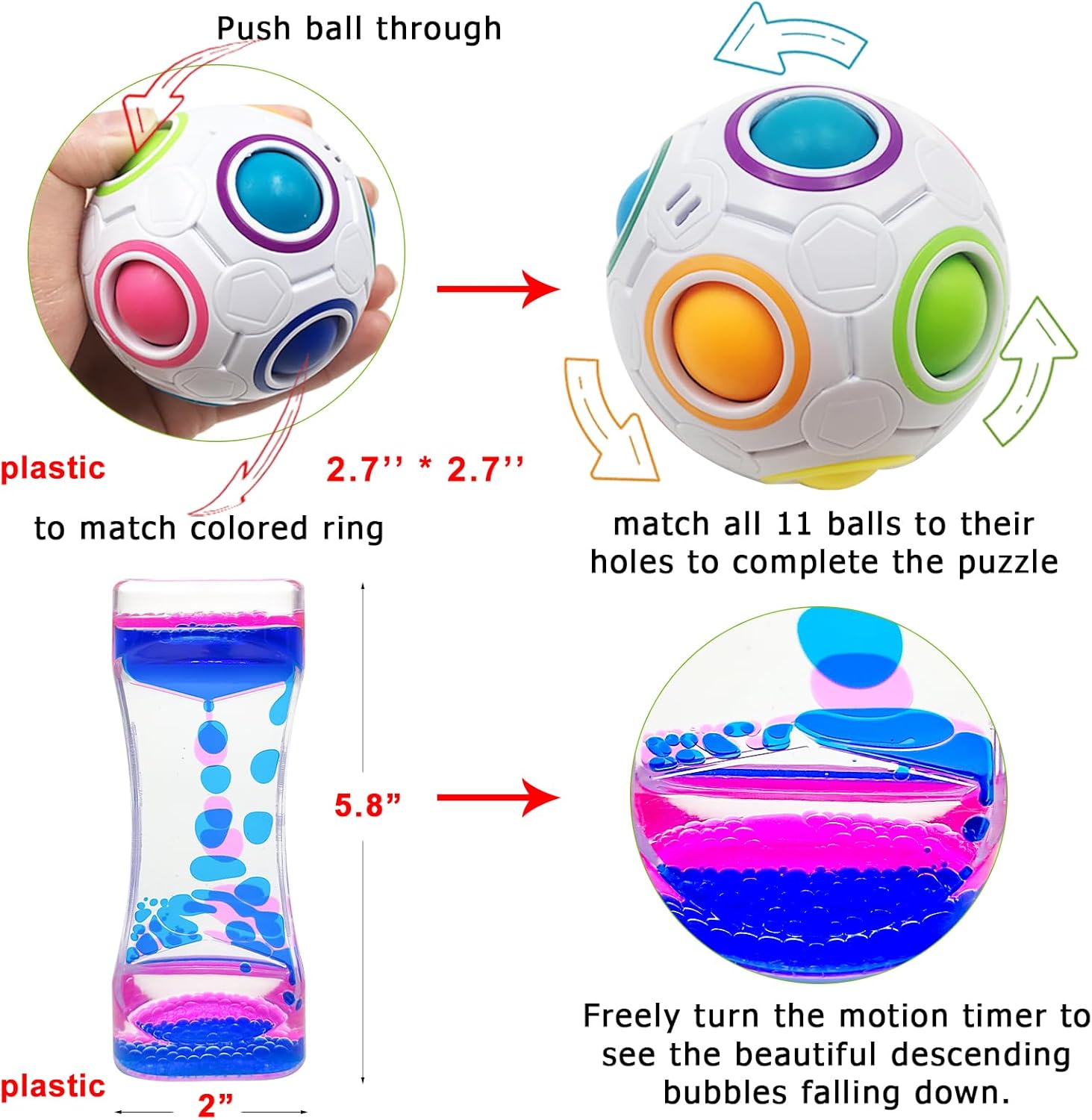 Thumbnail 2 de Scientoy Fidget Toy Set 35 Pcs