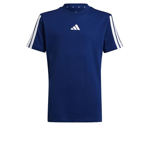 Detalle 2 de ADIDAS Bambini Essentials 3 Stripes T-Shirt Dark Blue/White 15-16 Years