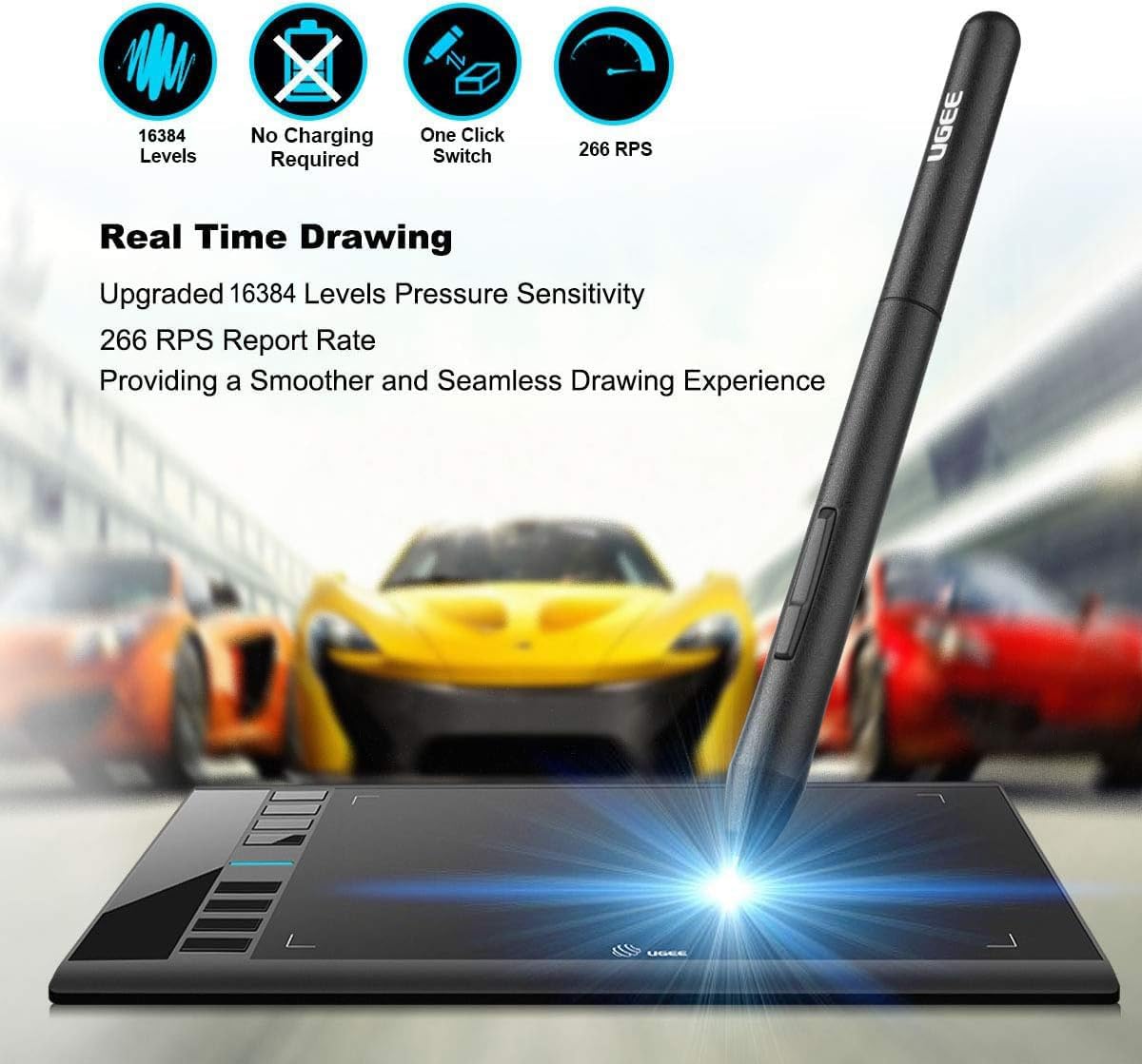 Thumbnail 2 de UGEE M708 Graphics Tablet 10×6 inch 8192 levels 🎨