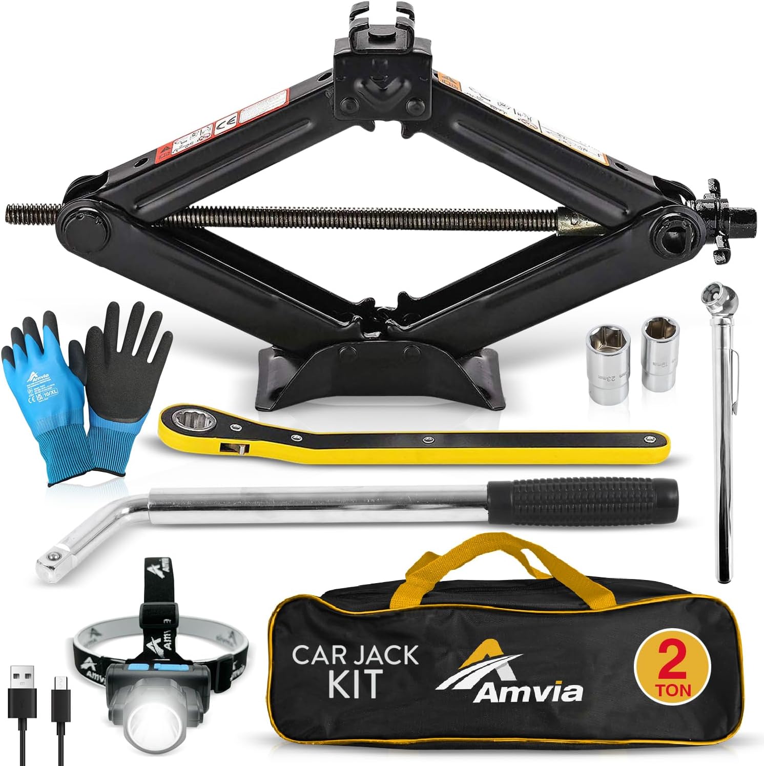 AMVIA Wagenheber-Set 2 t 🛠