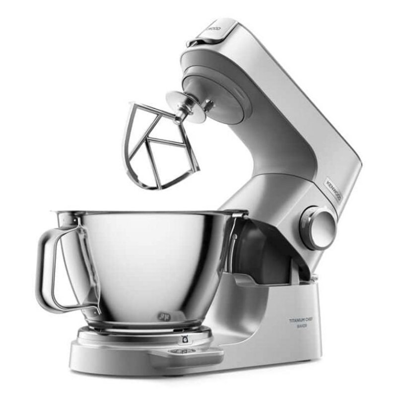 Detalle 2 de Kenwood KVC85.124SI 5L 1200W: procesador de alimentos con báscula integrada y DuoBowl para repostería en casa