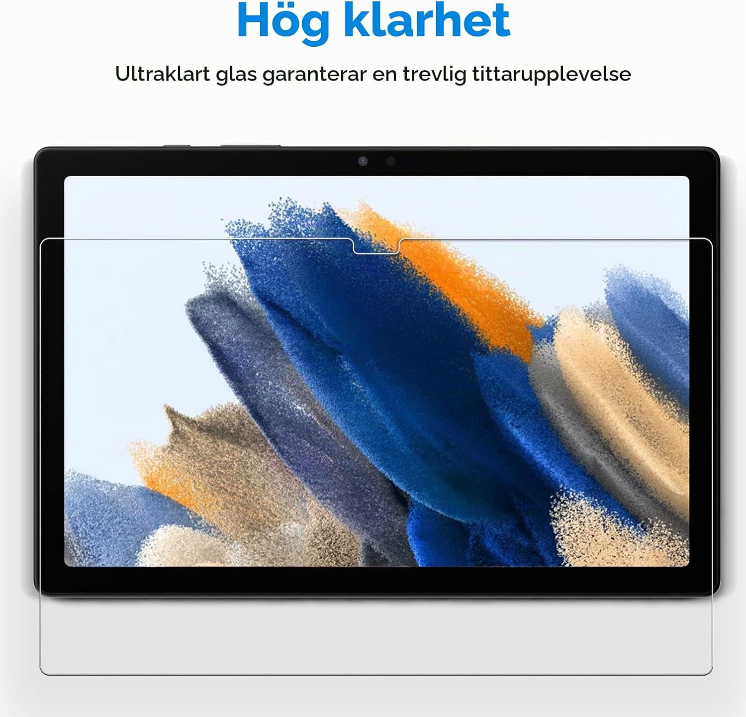 Thumbnail 3 de JETech skärmskydd för Galaxy Tab A8 10,5″, 2-pack i 9H-härdat glas
