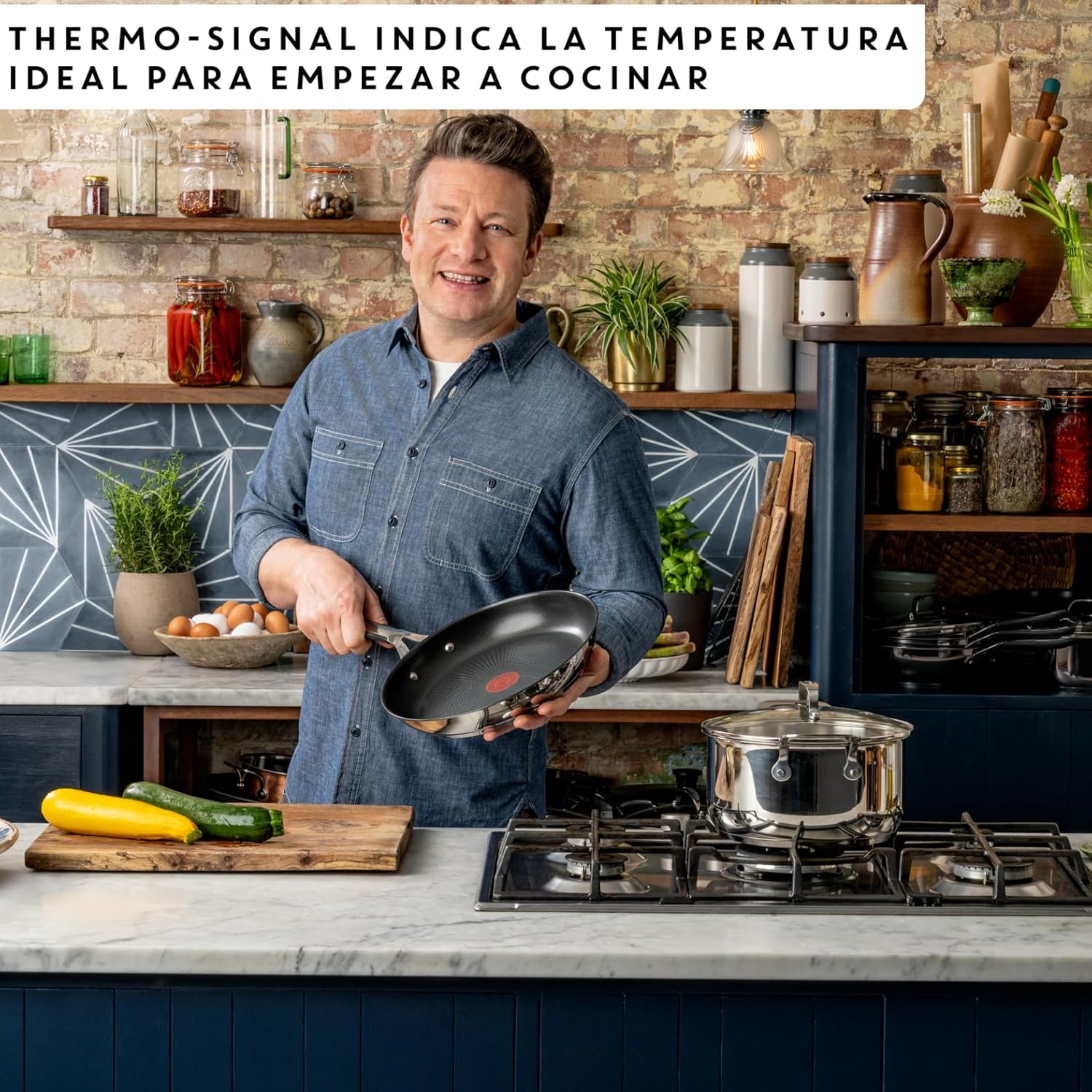 Thumbnail 4 de Tefal Jamie Oliver Juego 2 sartenes 24/28 cm