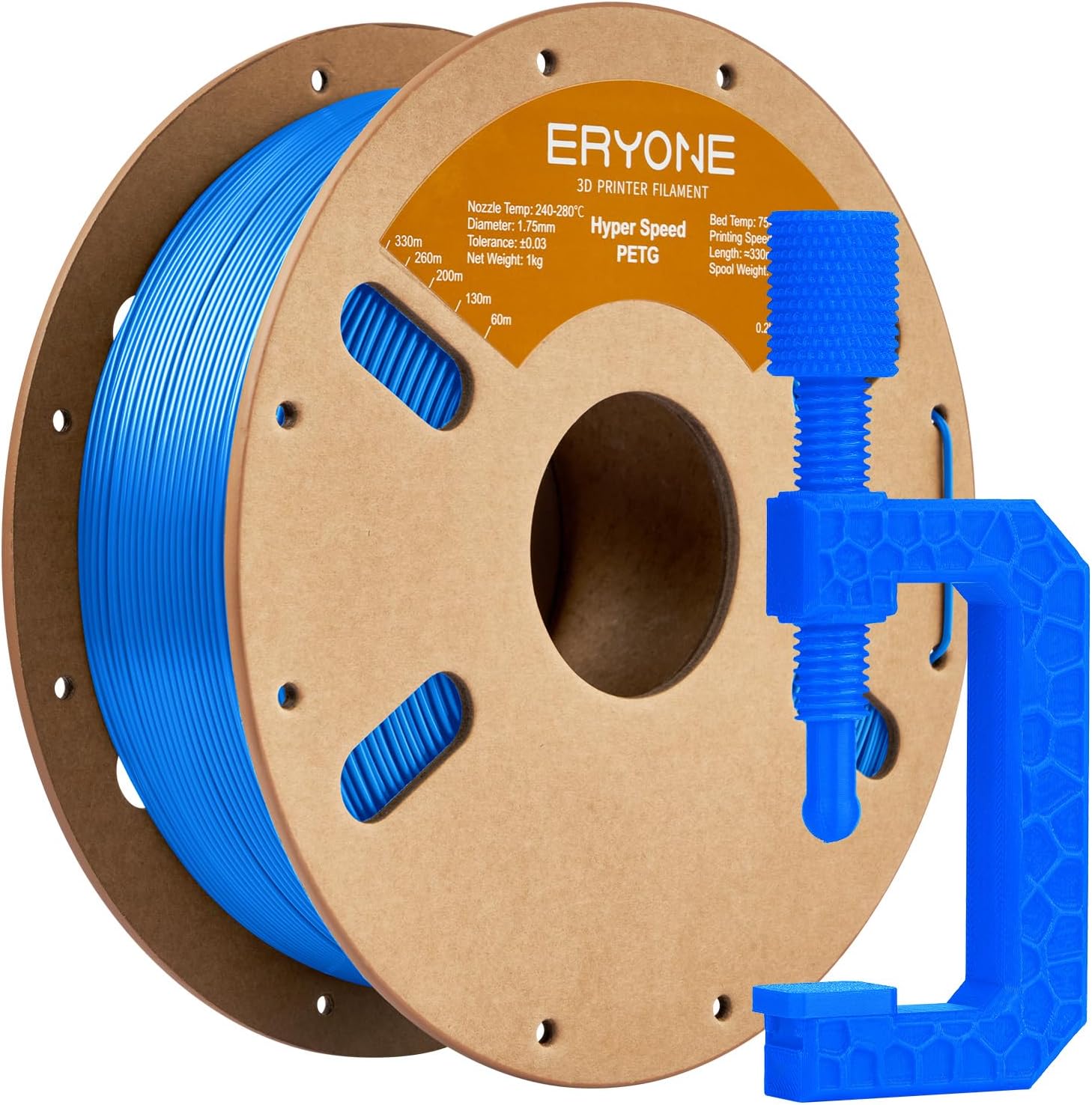 Thumbnail 6 de ERYONE High Speed PLA+ geel 3D-filament, 1,75 mm, 1 kg