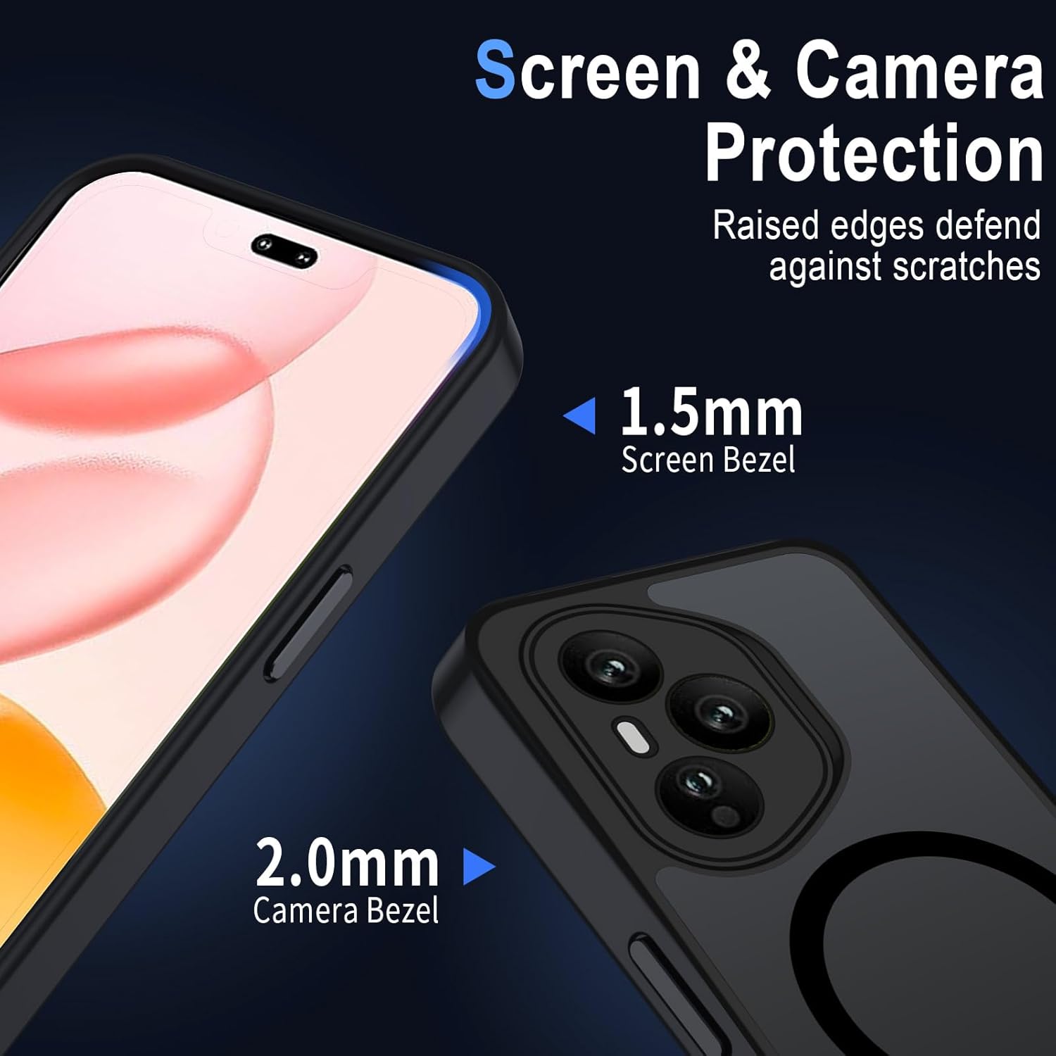 Thumbnail 5 de XTCASE Coque magnétique pour Honor 400 Pro 5G – Allie transparence et protection