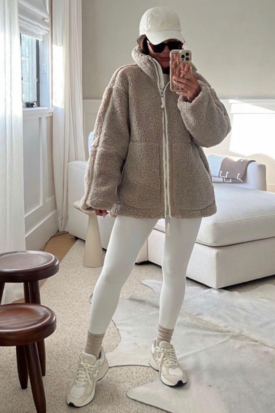 Detalle 2 de we fleece Fleece-Lined High-Waisted Thermal Leggings for Women