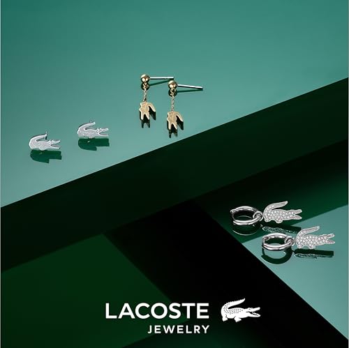Thumbnail 4 de Lacoste Pendientes de botón Colección CROCODILE Plata