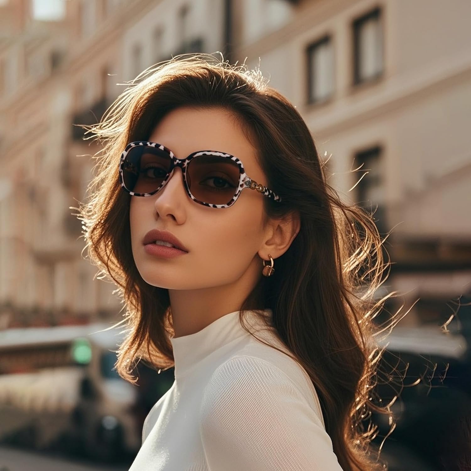 Thumbnail 1 de D Lolylad Nachtsichtbrille für Damen und Herren – gelbe Nachtfahrbrille mit polarisierten UV-Gläsern