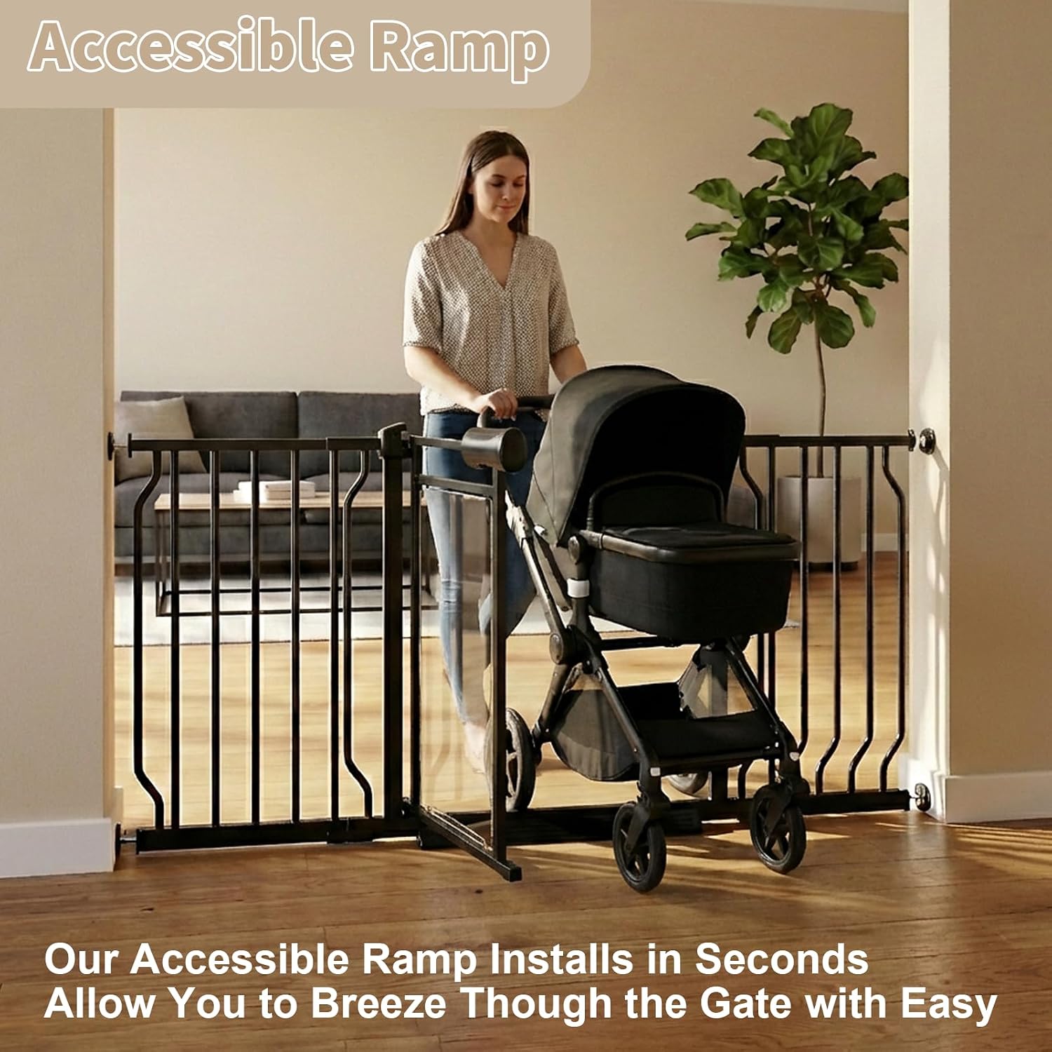Detalle de DEARBB Baby Gate 29.14–57.48 in.
