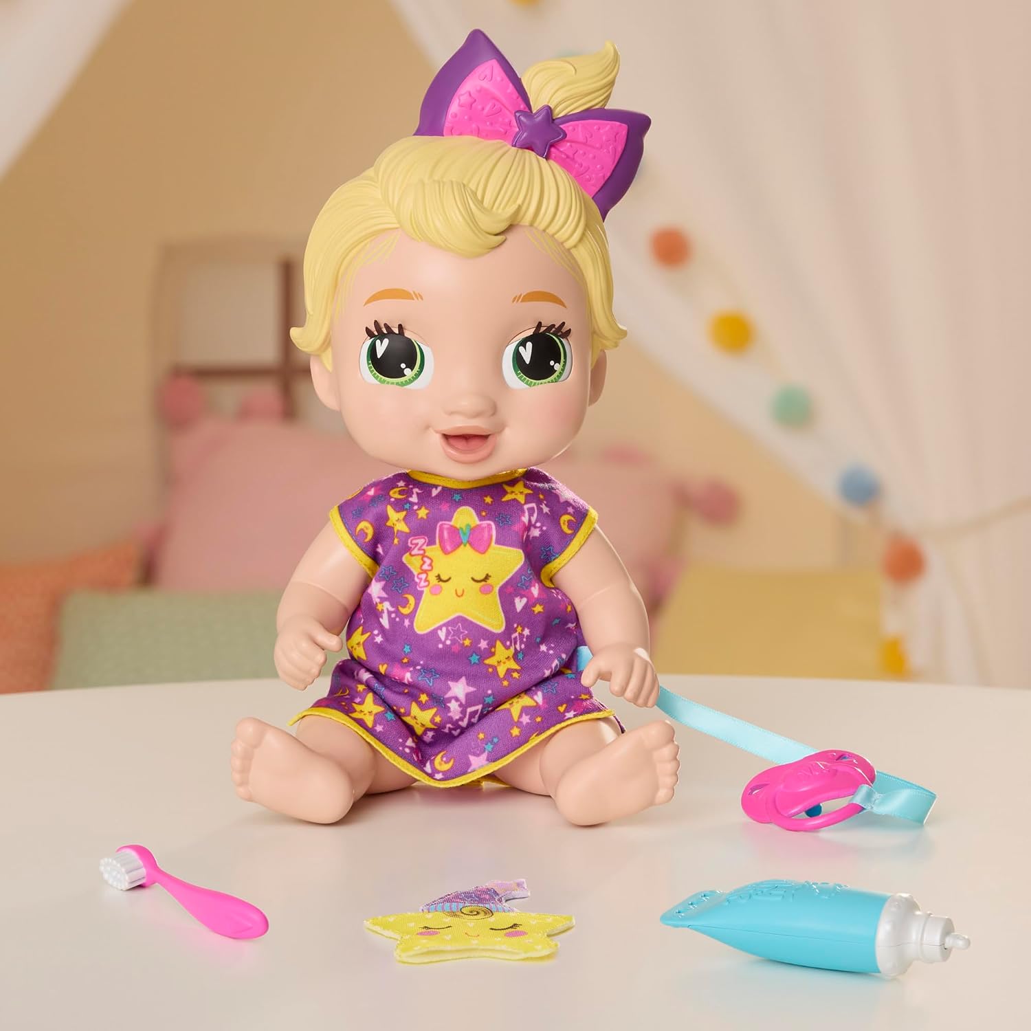 Detalle de Baby Alive Sleepy Baby Doll Set, 11-Inch