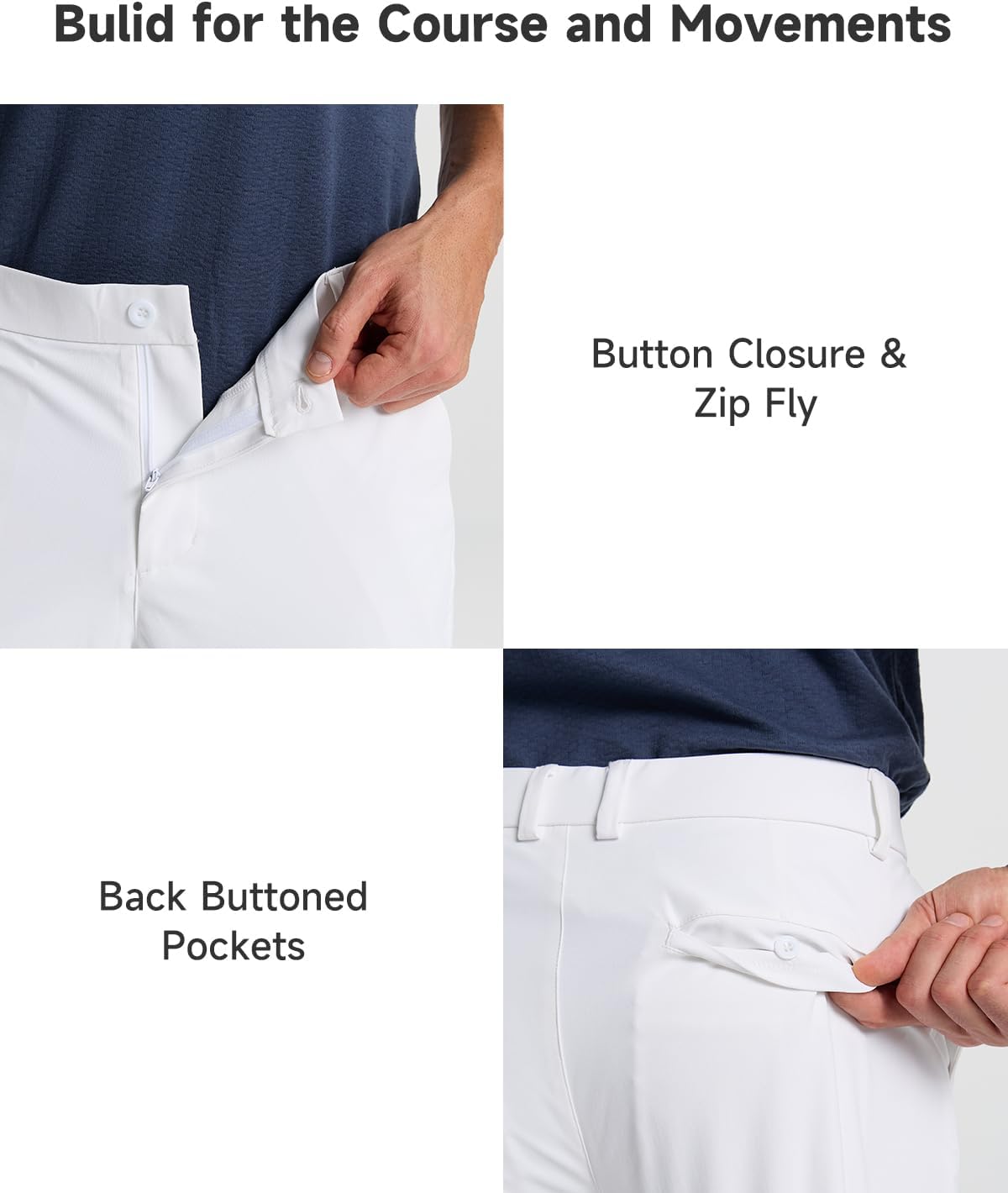 Thumbnail 5 de SNOWTEN Classic Fit Golf Pants 32"