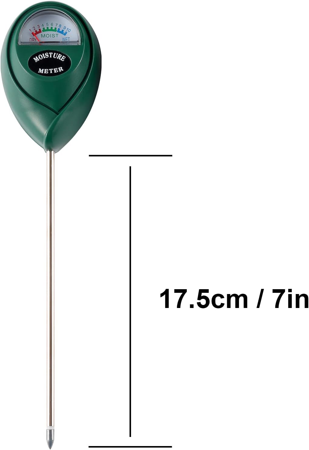 Detalle de Rngeo 2-Pack Soil Moisture Meter with 7-inch Probe and Colour-Coded Dial