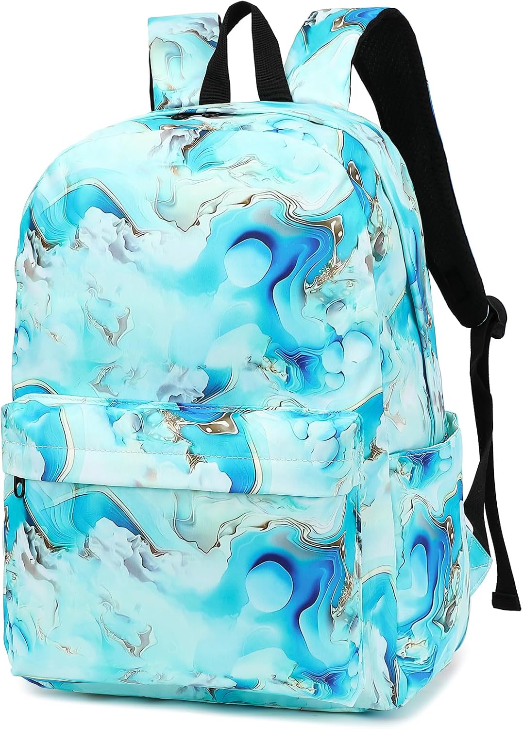 Detalle 2 de Floral School Backpack, Waterproof Polyester, Fits a 15.6-inch Laptop