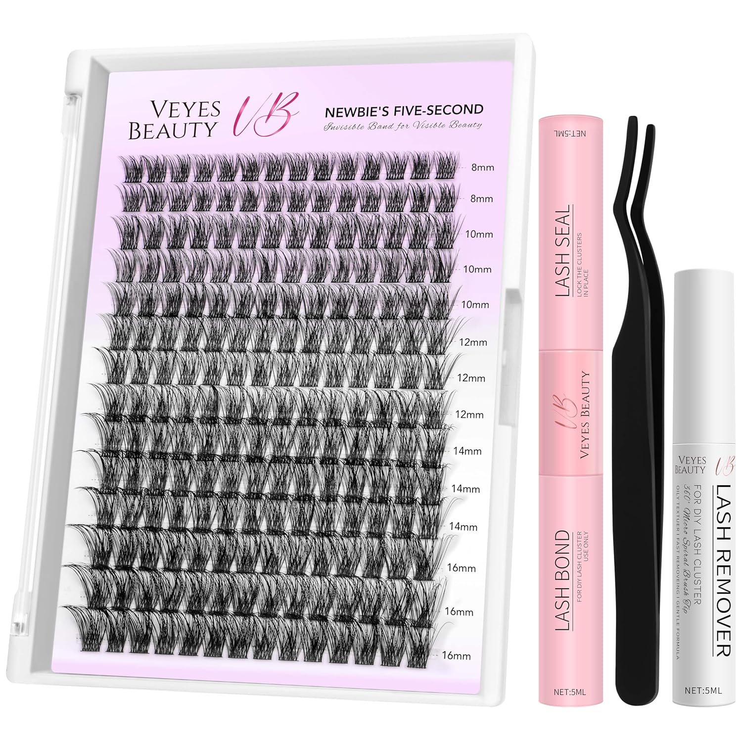 Detalle de VEYESBEAUTY Lash Clusters Kit 5-Second
