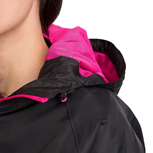 Thumbnail 5 de Trespass Womens Waterproof Packaway Jacket Qikpac Black, Size 18