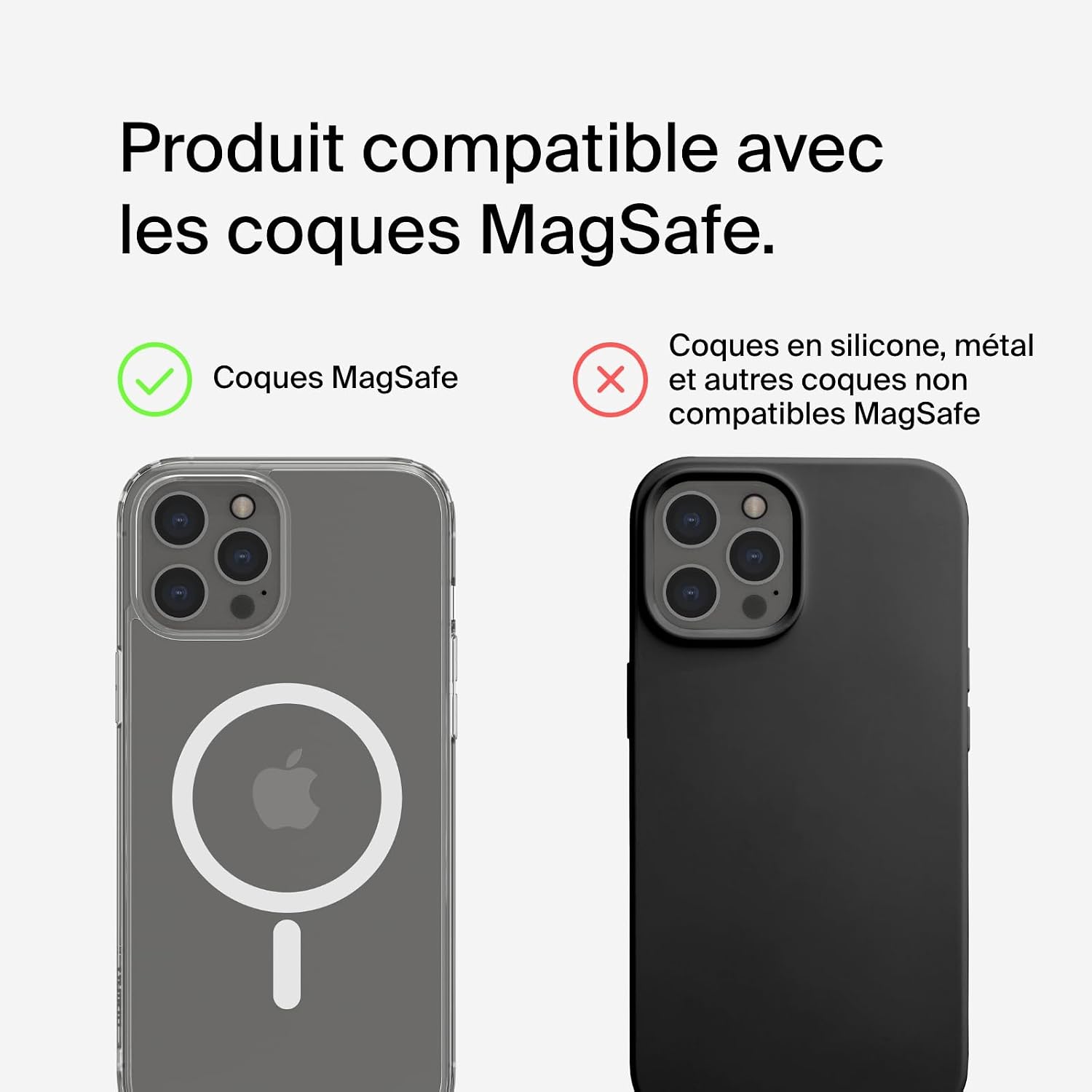 Detalle 2 de Belkin BoostCharge Chargeur voiture magnétique MagSafe pour iPhone 17