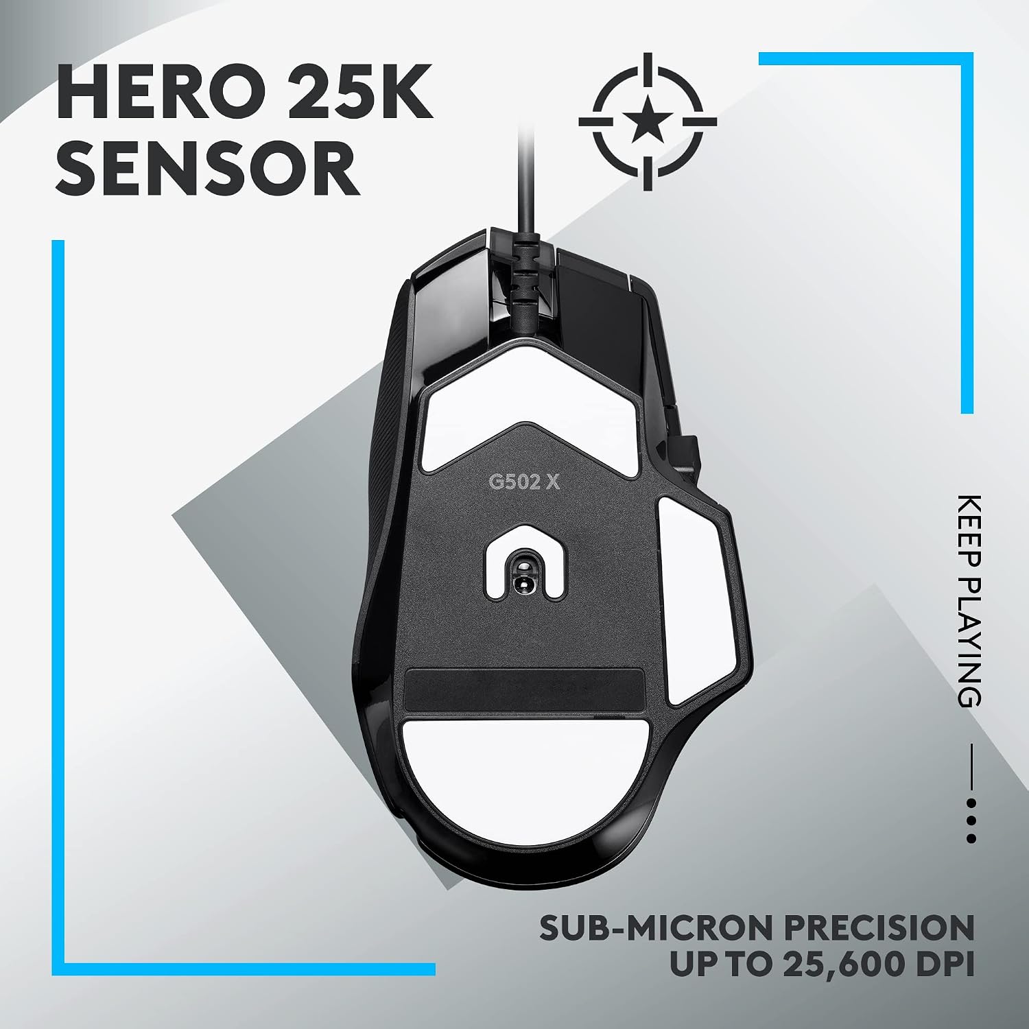 Detalle de Logitech G G502 X Wired Gaming Mouse
