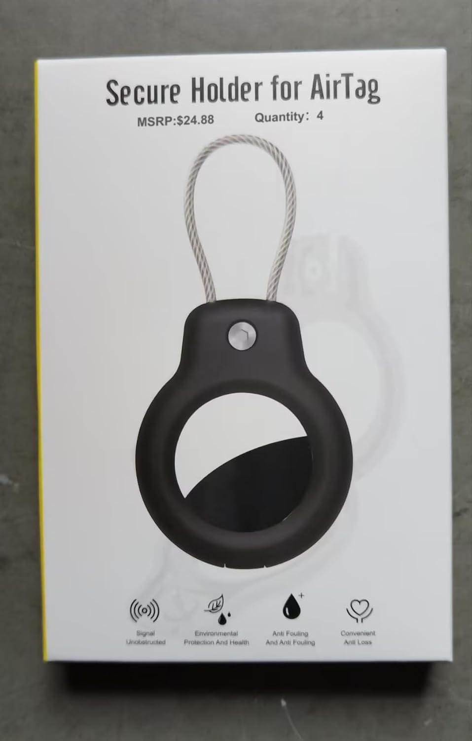 Thumbnail 6 de Apple AirTag Holder Case 4-Pack keychain 🔑