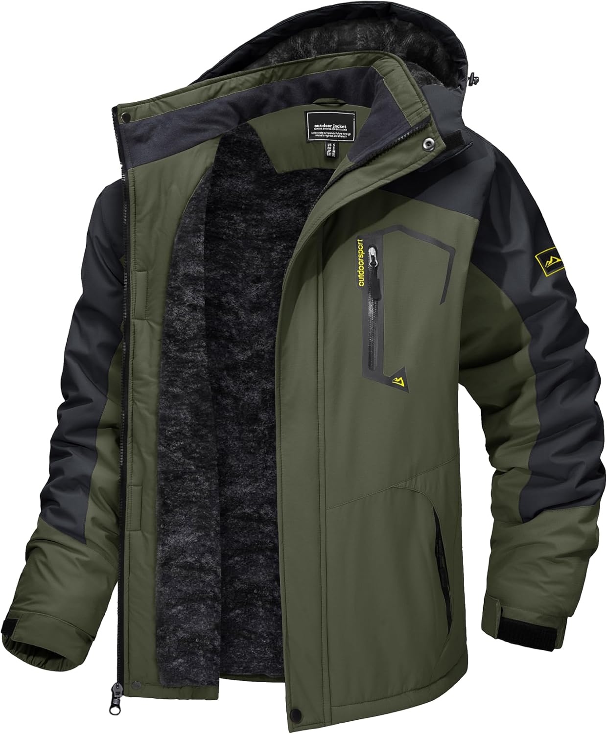 Detalle de TACVASEN Men's Winter Skiing Jacket 1️⃣