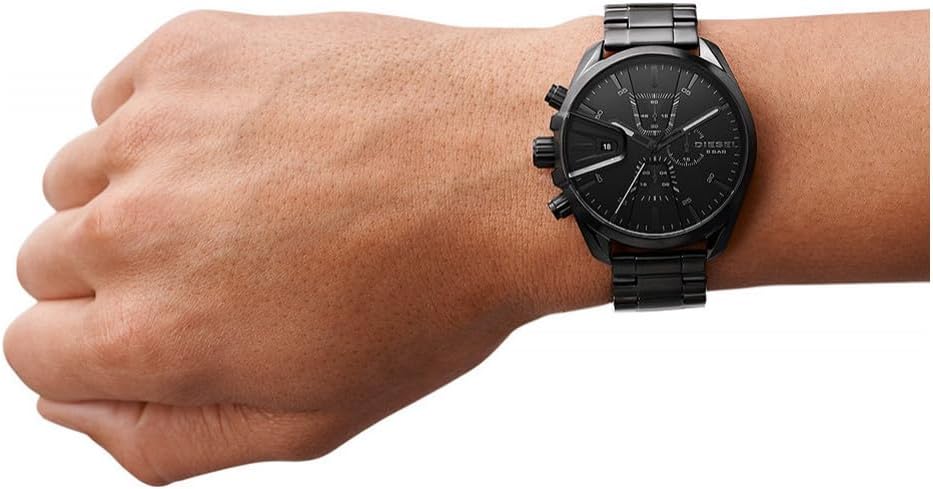 Thumbnail 6 de Diesel MS9 Herren-Uhr – Chronograph, 48 mm, rundes Edelstahlgehäuse, Zifferblatt in Schwarz