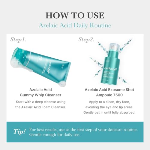 Detalle de medicube Exosome Shot Azelaic Acid 7,500 PPM Spicule Facial Serum
