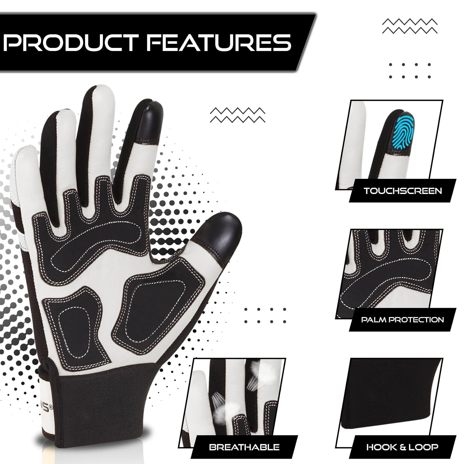 Thumbnail 1 de SAWANS Guantes de jardinería de cuero