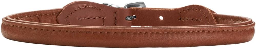 Detalle 2 de HUNTER Hundehalsband Round & Soft Canadian UP Cognac