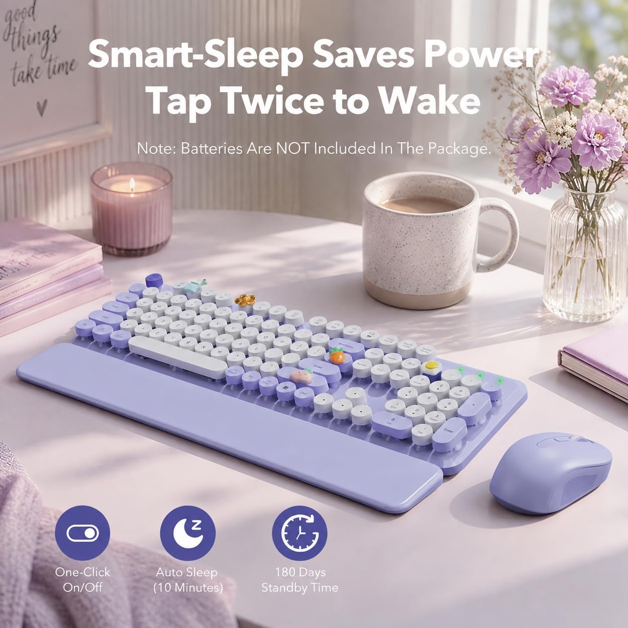 Thumbnail 4 de SABLUTE Wireless Keyboard 2.4GHz ⌨